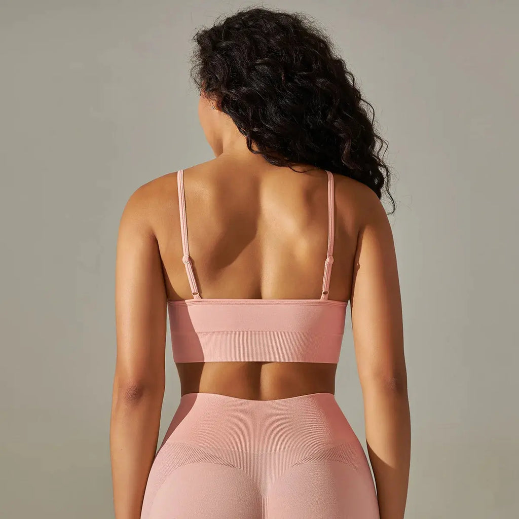 Soutien-Gorge de Sport Femme Sans Couture à Bretelles Croisées - 6606
