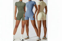 Combinaison de Sport Femme avec Fermeture Éclair Séchage Rapide - CLT7447