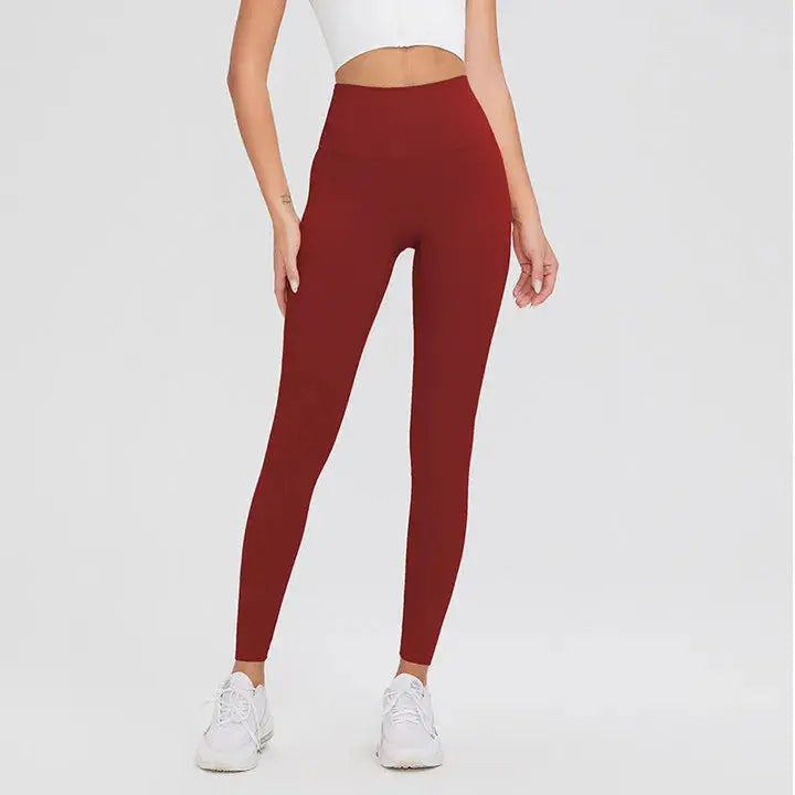 Legging Yoga Femme Taille Haute Contrôle Abdominal - Doux et Extensible
