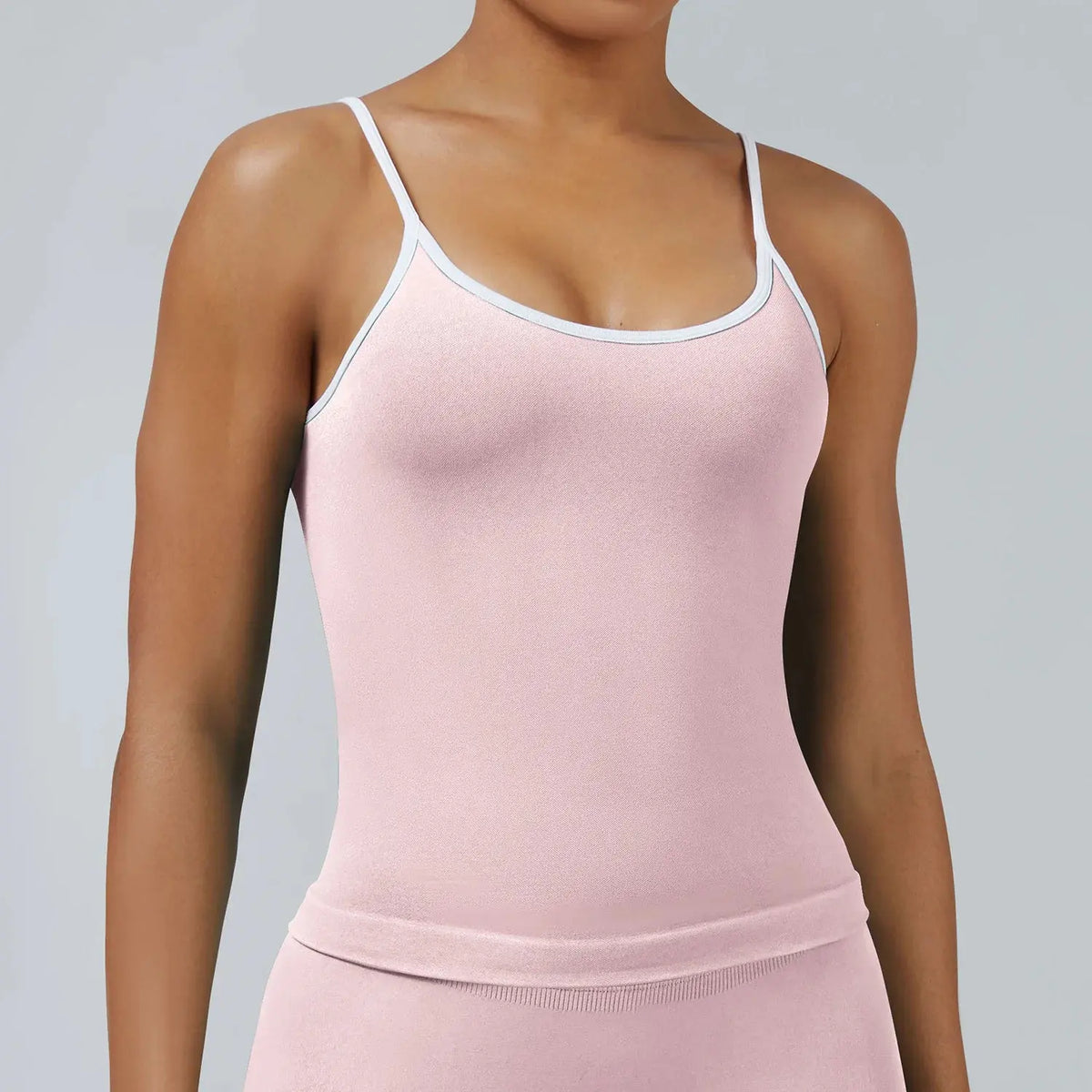 Ensemble Yoga Femme 2 Pièces Sans Couture - Legging Taille Haute et Soutien-Gorge pour Fitness