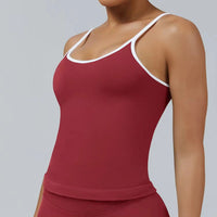 Ensemble Yoga Femme 2 Pièces Bloc Couleur Léopard Sans Couture - New Trend