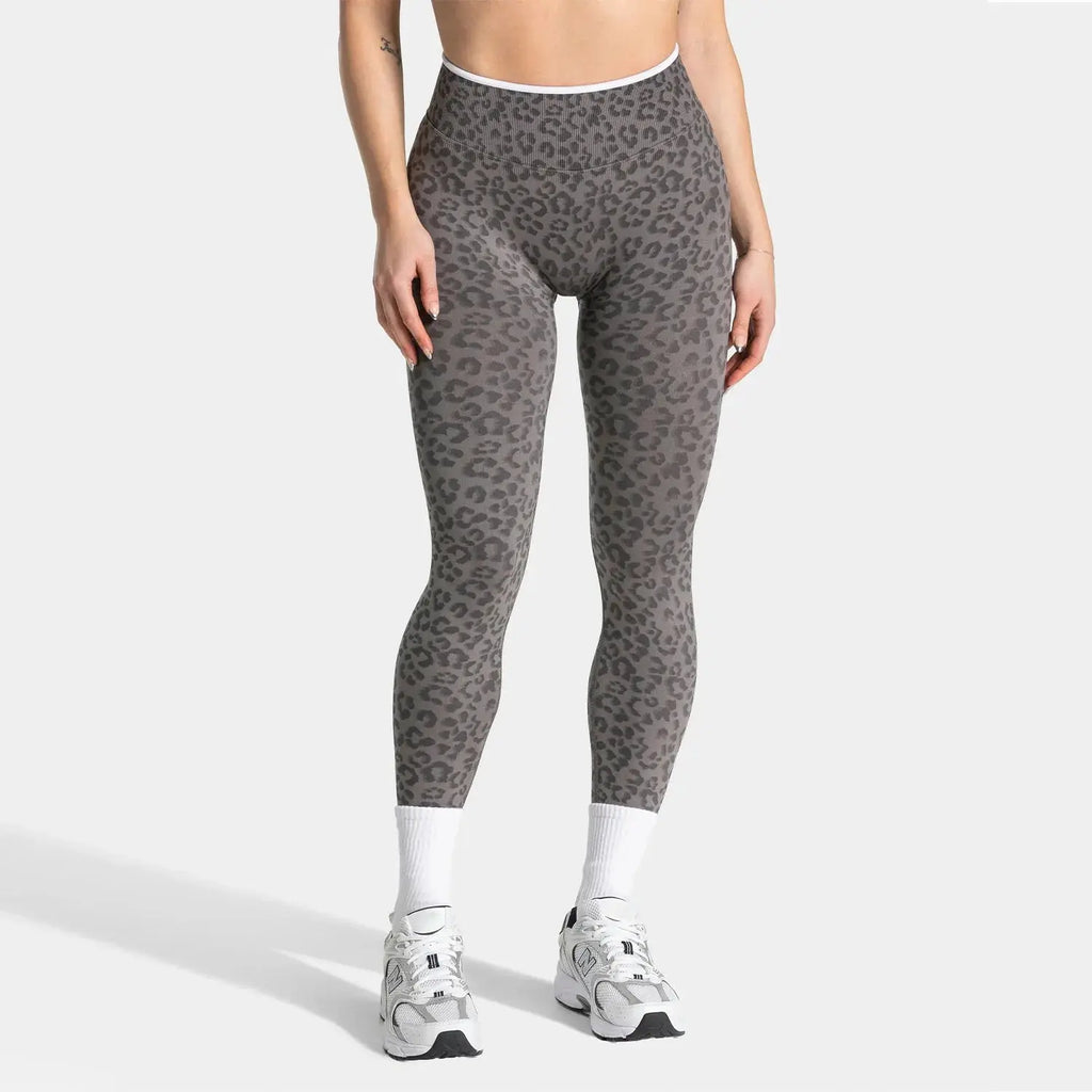 Ensemble Yoga Femme 2 Pièces - Soutien-Gorge et Legging Taille Haute Imprimé Léopard - LK26FA908