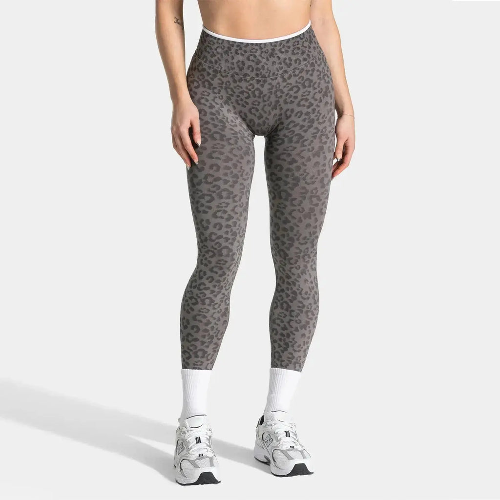 Legging Fauve imprimé léopard taille haute ROYLES