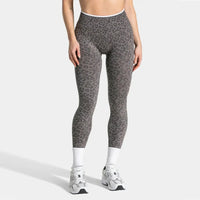 Legging Fauve imprimé léopard taille haute ROYLES