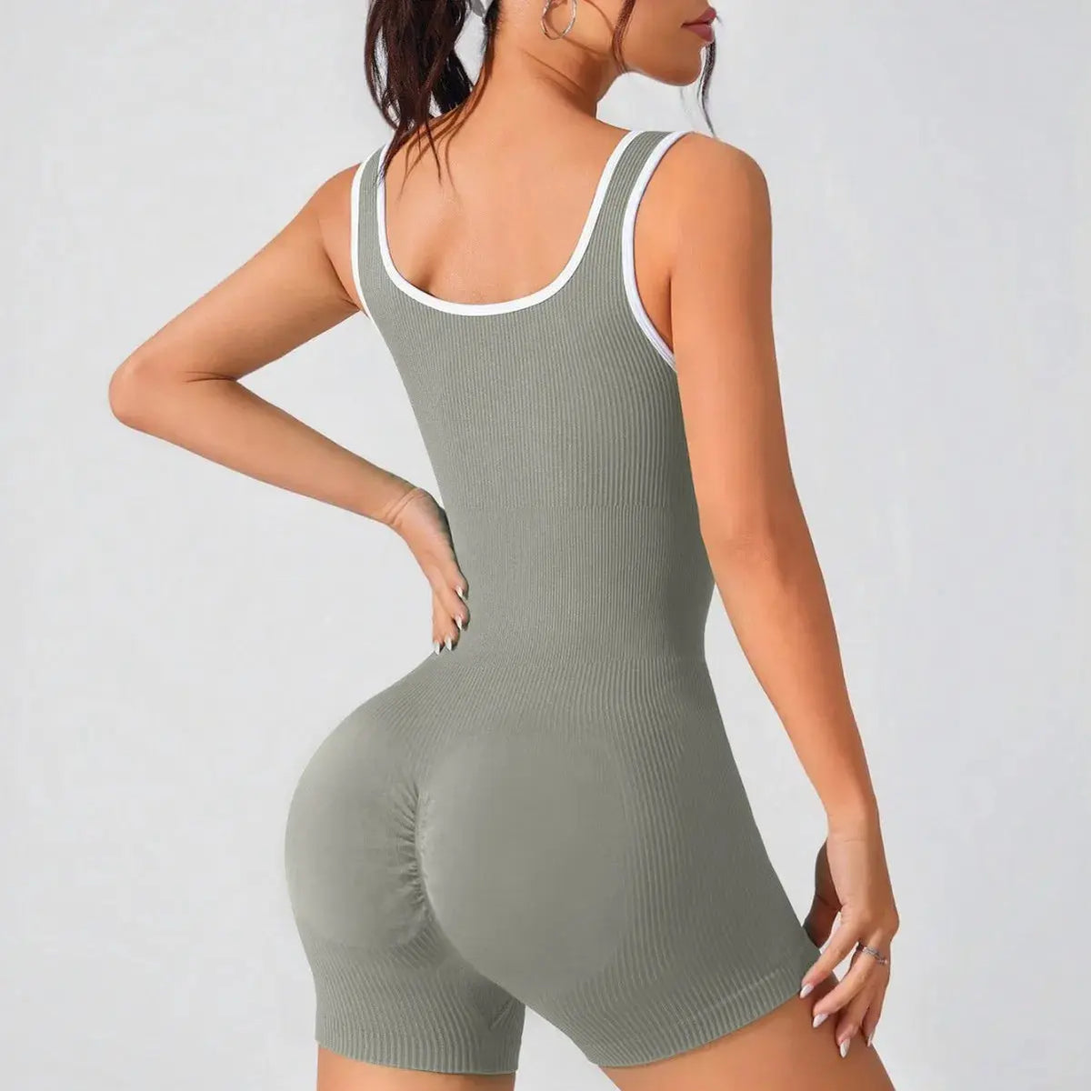 Short Femme Sans Couture à Bretelles Spaghetti - Nylon Spandex Antifroisse pour Running et Fitness