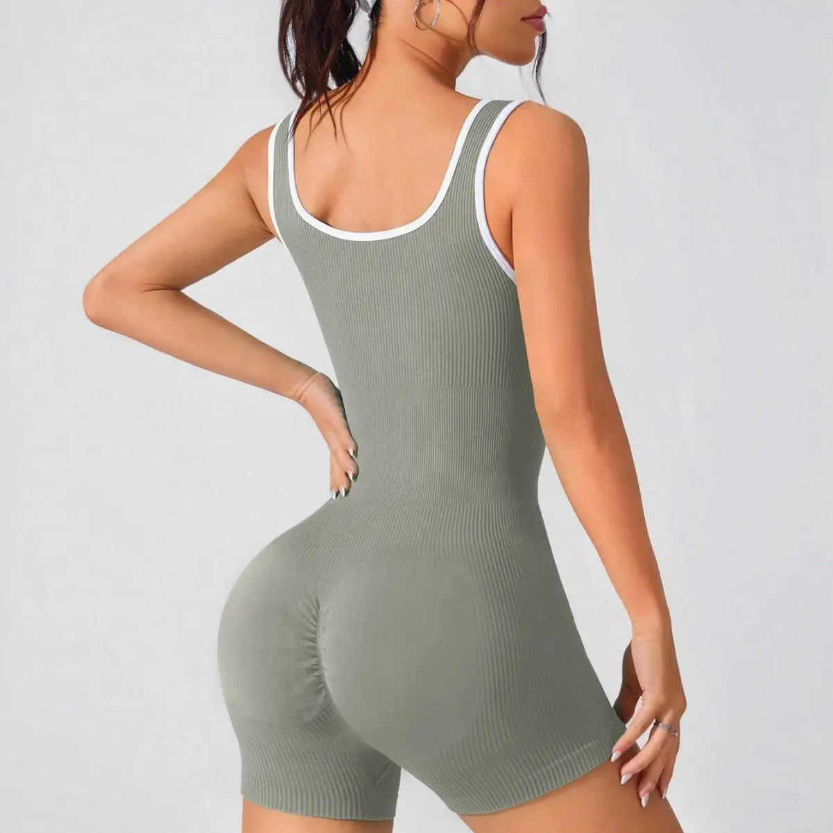 Short Femme Sans Couture à Bretelles Spaghetti - Nylon Spandex Antifroisse pour Running et Fitness