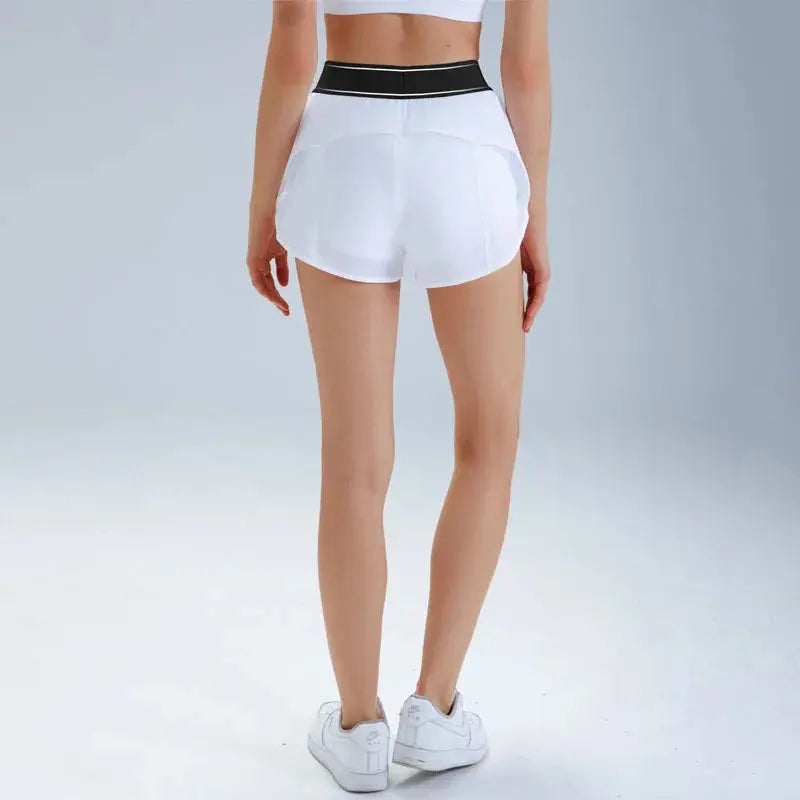 Short de Yoga Femme Taille Haute Anti-Froissement Respirant Séchage Rapide - BM-SR821