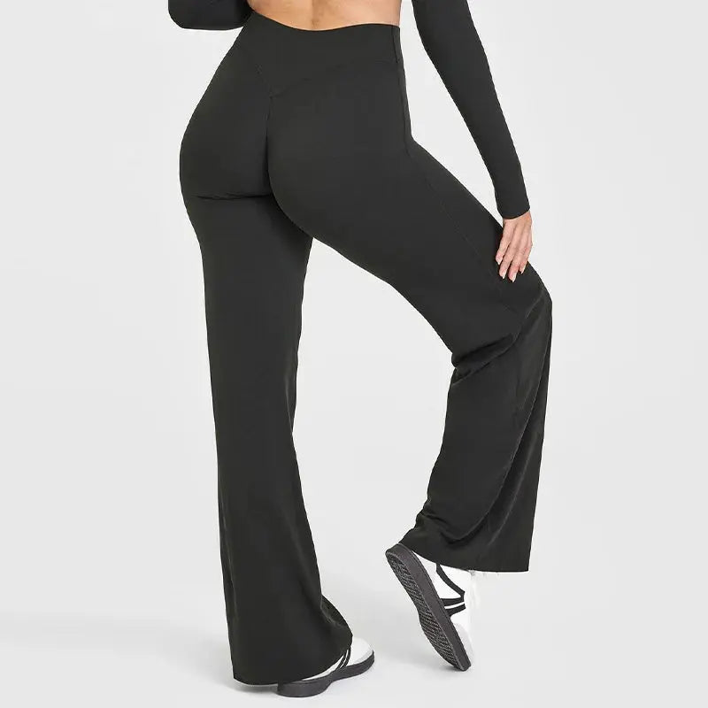 Legging Yoga Femme Jambe Large Taille Haute Contrôle Ventre - YK1339-RX