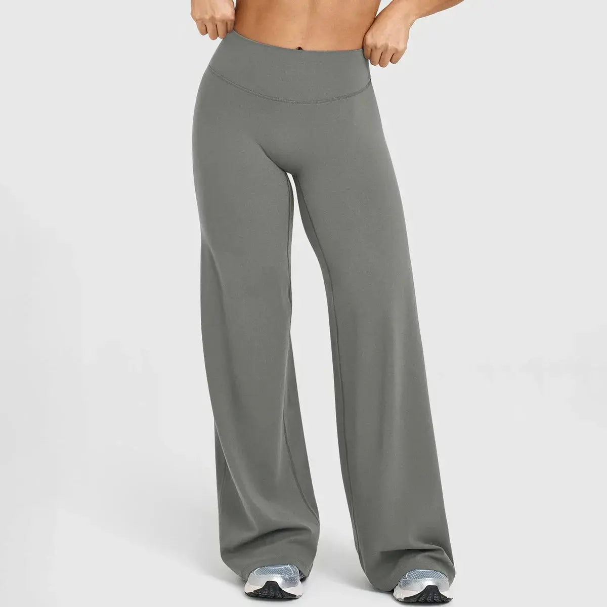 Legging Yoga Femme Jambe Large Taille Haute Contrôle Ventre - YJF1909-CK