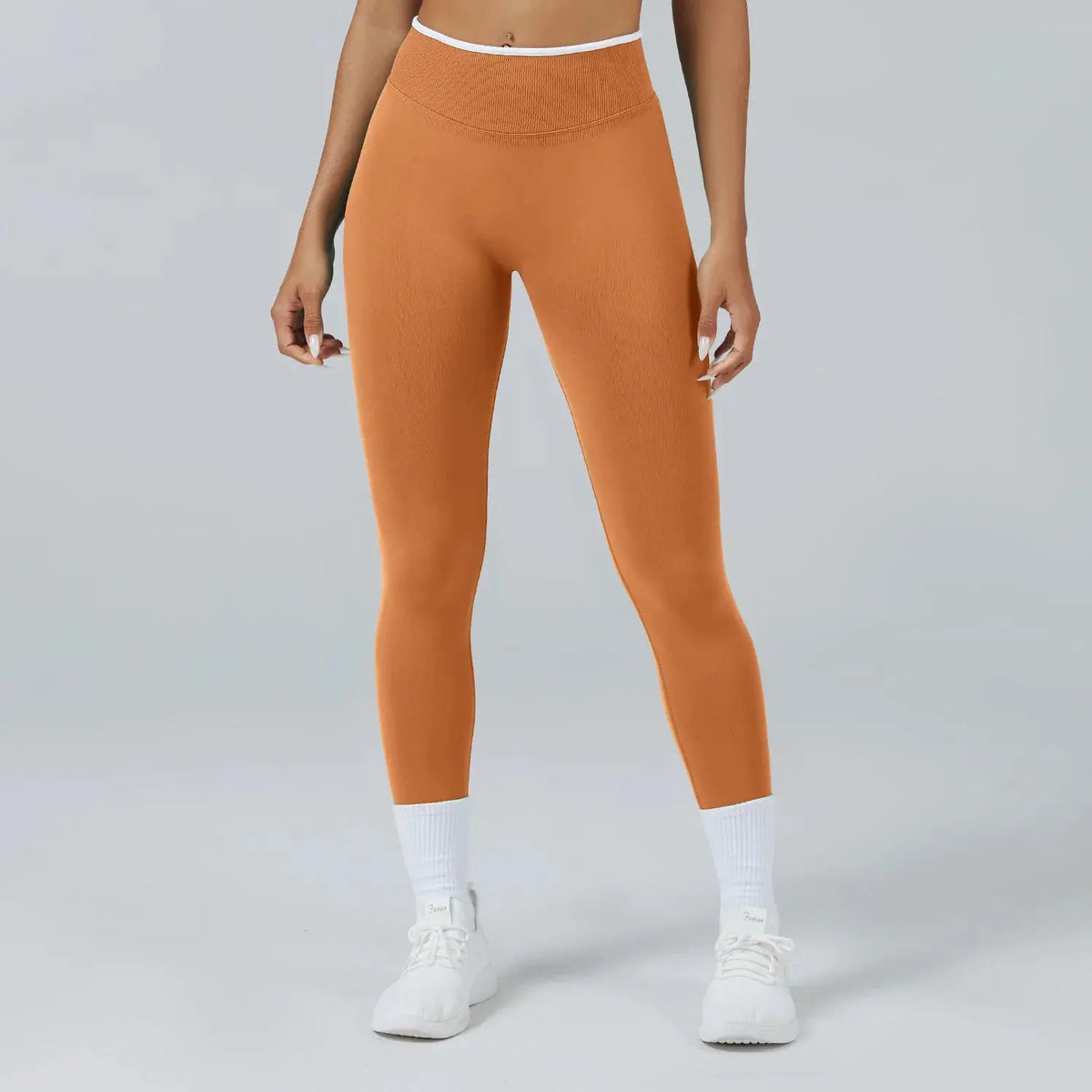 Ensemble Yoga Femme 2 Pièces Sans Couture - Legging Taille Haute et Soutien-Gorge pour Fitness