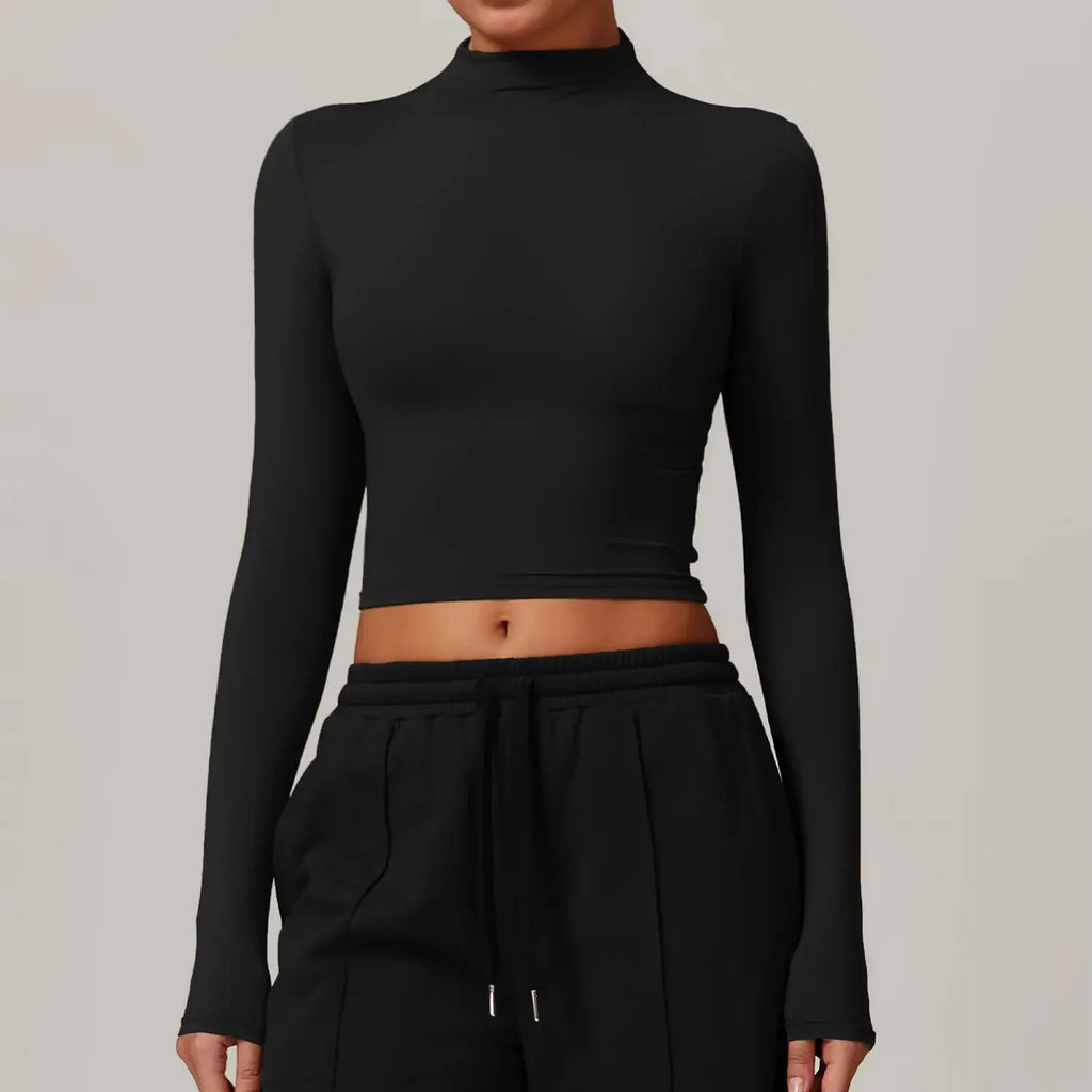 Ensemble Sport Femme 4 Pièces - Débardeur, Sweat à Capuche, Haut à Manches Longues et Pantalon Jogger - Joyyoung