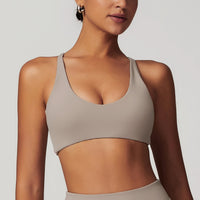 Soutien-Gorge Yoga Femme Dos Nu Bretelles Ajustables - WX5300