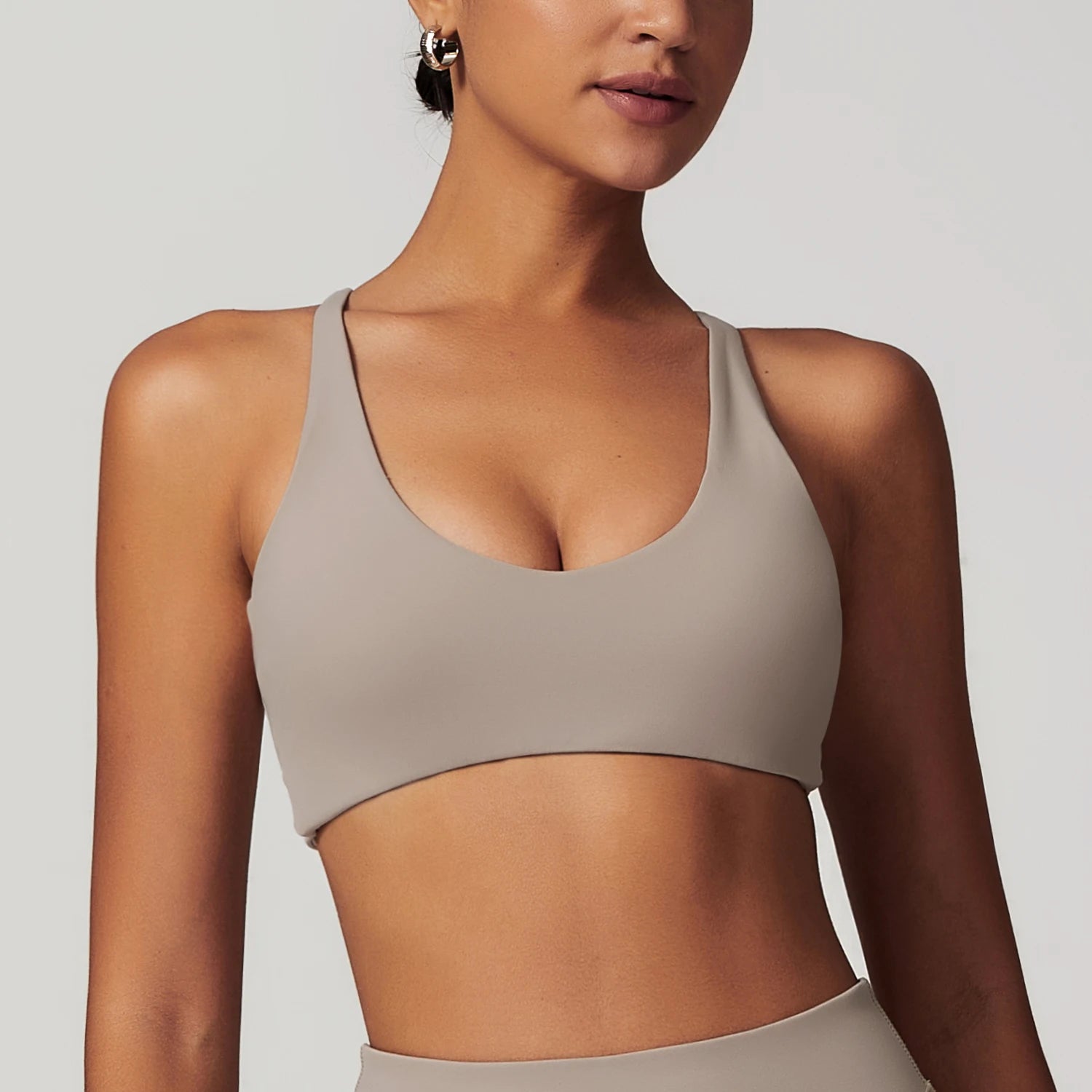Soutien-Gorge Yoga Femme Dos Nu Bretelles Ajustables - WX5300