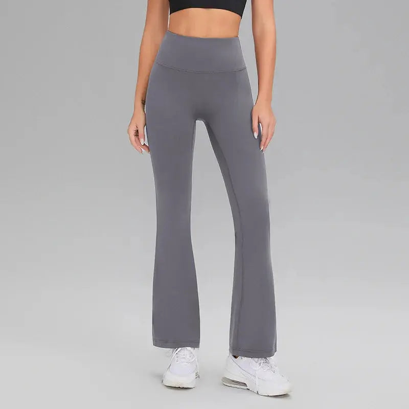 Legging Yoga Femme Taille Haute Évasé - Effet Galbant et Contrôle Abdominal
