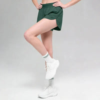 Short de Yoga Femme Taille Haute Anti-Froissement Respirant Séchage Rapide - BM-SR821