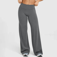Legging Yoga Femme Jambe Large Taille Haute Contrôle Ventre - YJF1909-CK