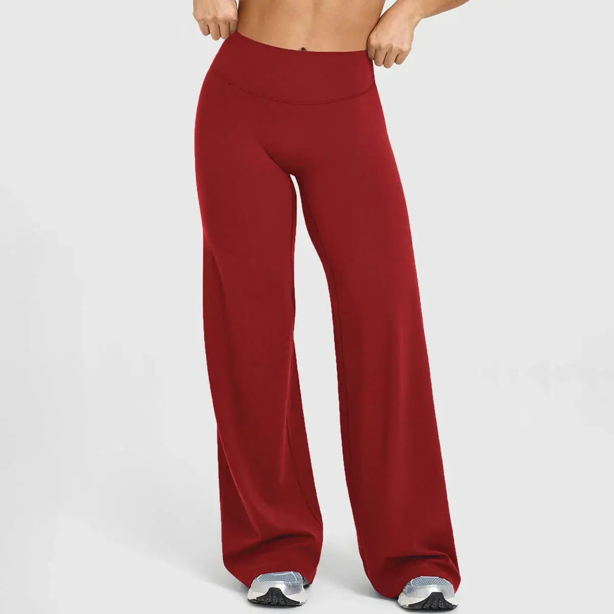 Legging Yoga Femme Jambe Large Taille Haute Contrôle Ventre - YJF1909-CK