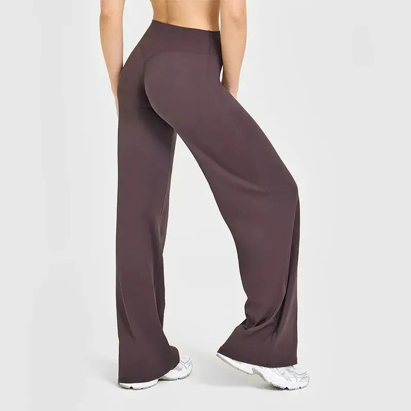 Legging Yoga Femme Jambe Large Taille Haute Contrôle Ventre - YK1339-RX