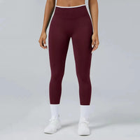 Ensemble Yoga Femme 2 Pièces Bloc Couleur Léopard Sans Couture - New Trend