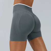 Ensemble Yoga Femme 2 Pièces Sans Couture - Legging Taille Haute et Soutien-Gorge Color Block