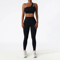 Ensemble Yoga Femme 2 Pièces - Débardeur et Legging Taille Haute