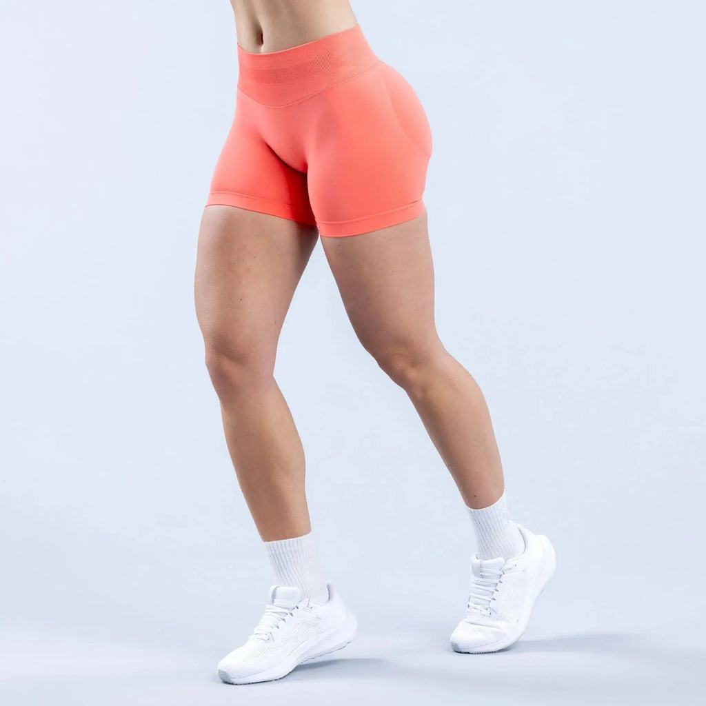 Short de Sport Femme Taille Haute Sans Couture - JY5296