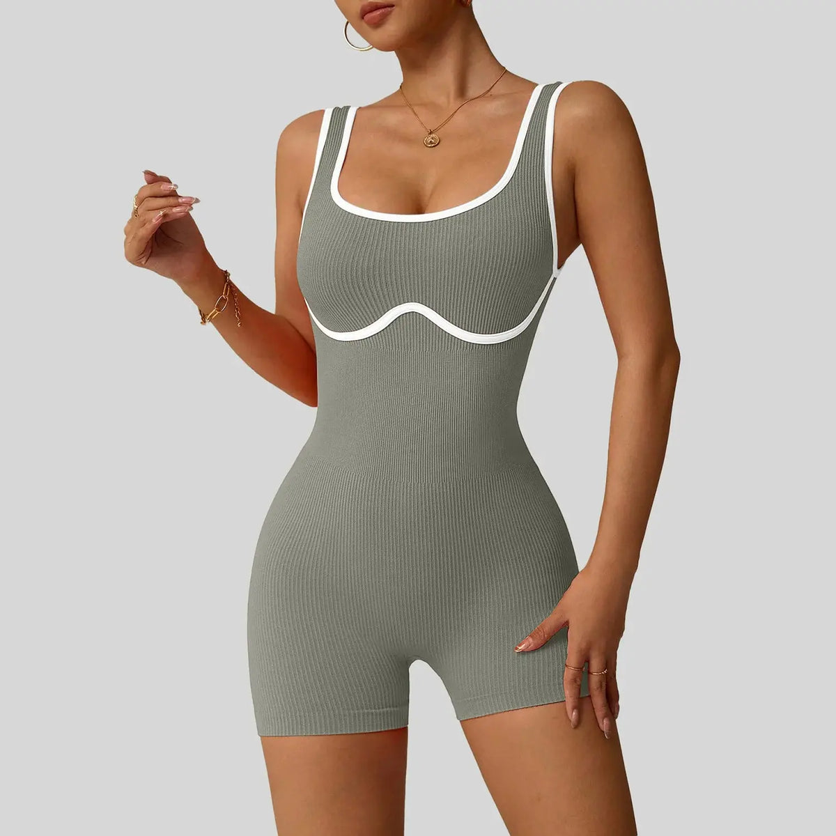 Short Femme Sans Couture à Bretelles Spaghetti - Nylon Spandex Antifroisse pour Running et Fitness