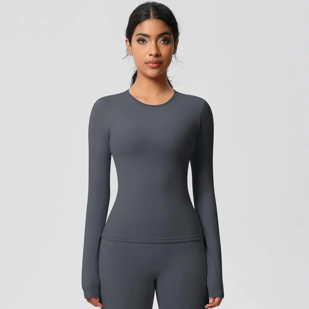 Ensemble Yoga Femme 2 Pièces Sans Manches Col Halter Côtelé Sans Couture - Y3530118
