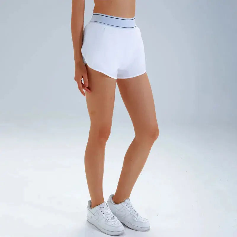 Short de Yoga Femme Taille Haute Anti-Froissement Respirant Séchage Rapide - BM-SR821
