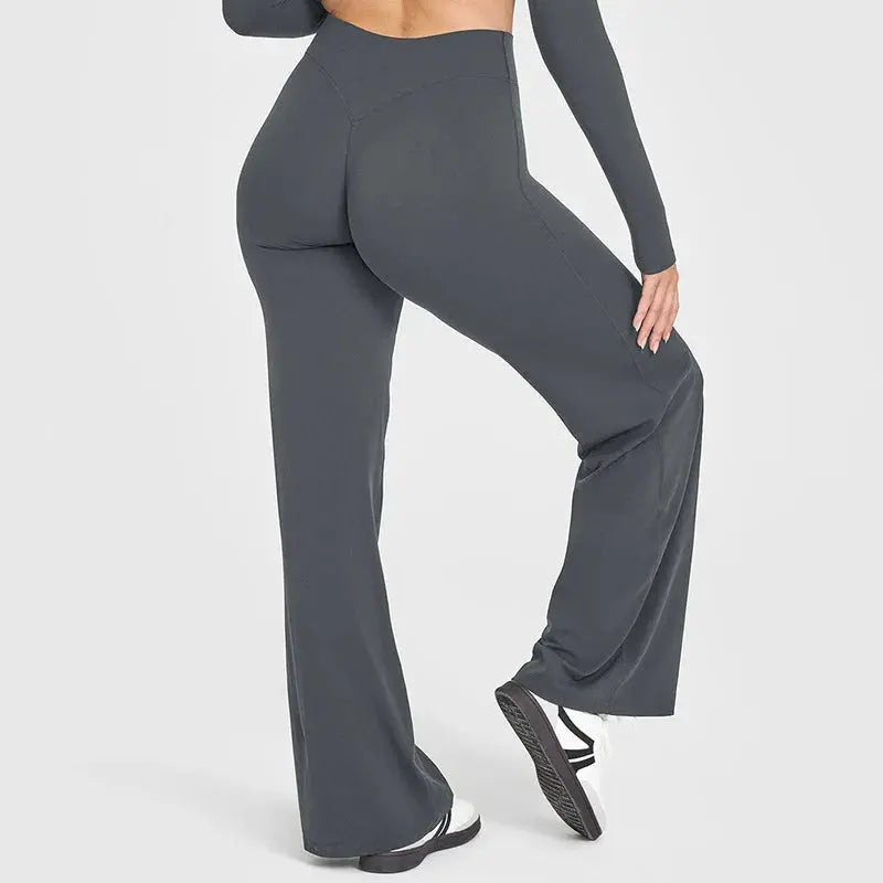 Legging Yoga Femme Jambe Large Taille Haute Contrôle Ventre - YK1339-RX