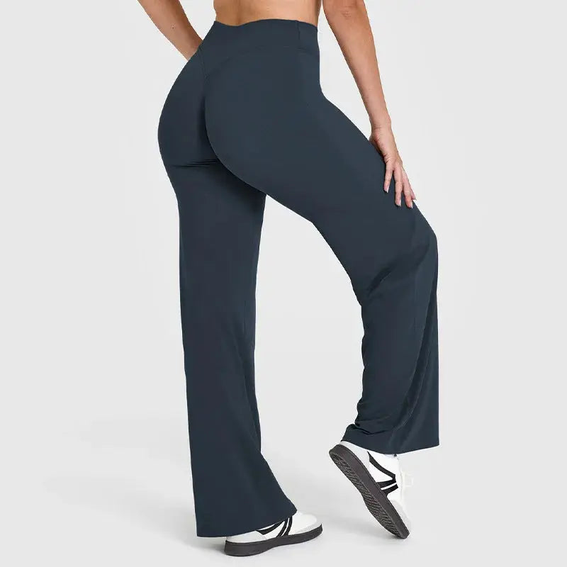 Legging Yoga Femme Jambe Large Taille Haute Contrôle Ventre - YK1339-RX