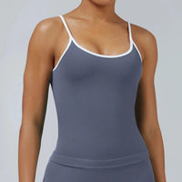 Ensemble Yoga Femme 2 Pièces Sans Couture - Legging Taille Haute et Soutien-Gorge pour Fitness