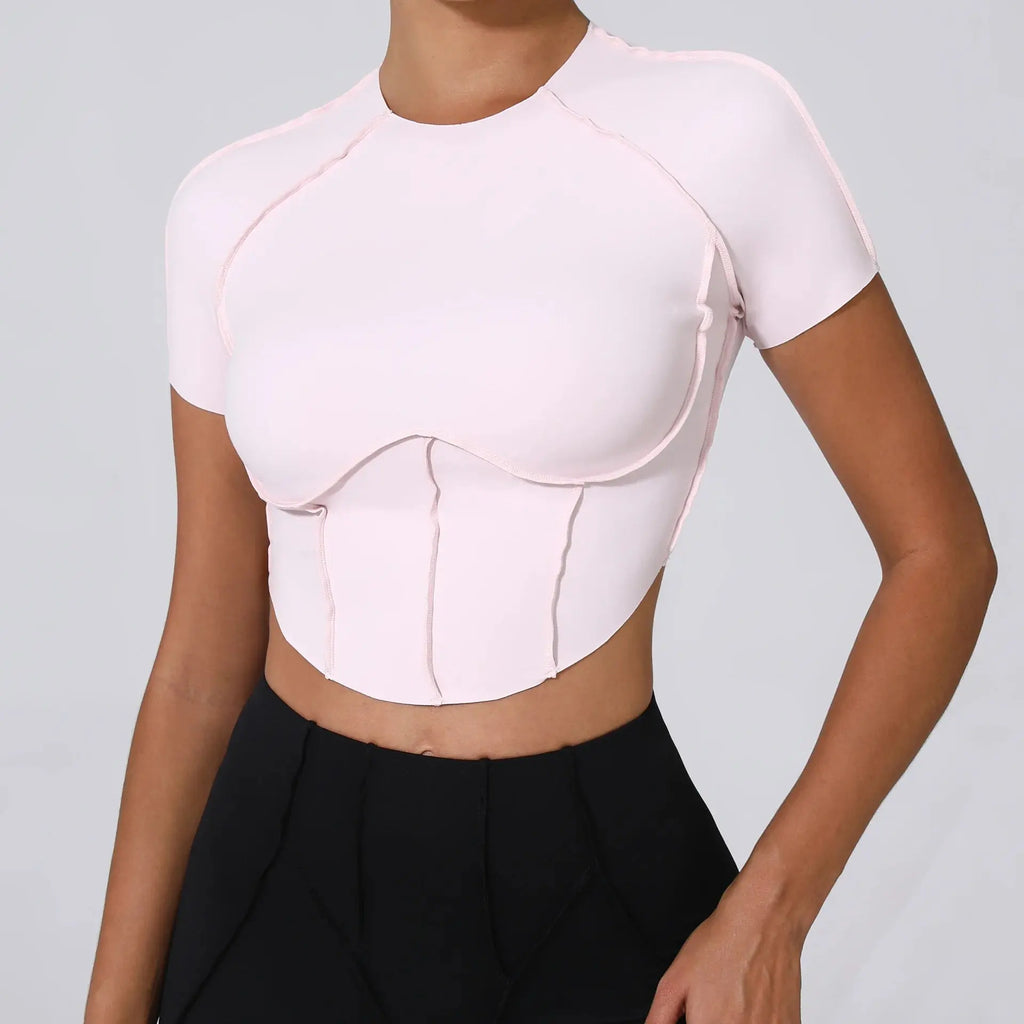 Top Yoga Femme Sans Manches Col Halter Respirant Séchage Rapide - 0673