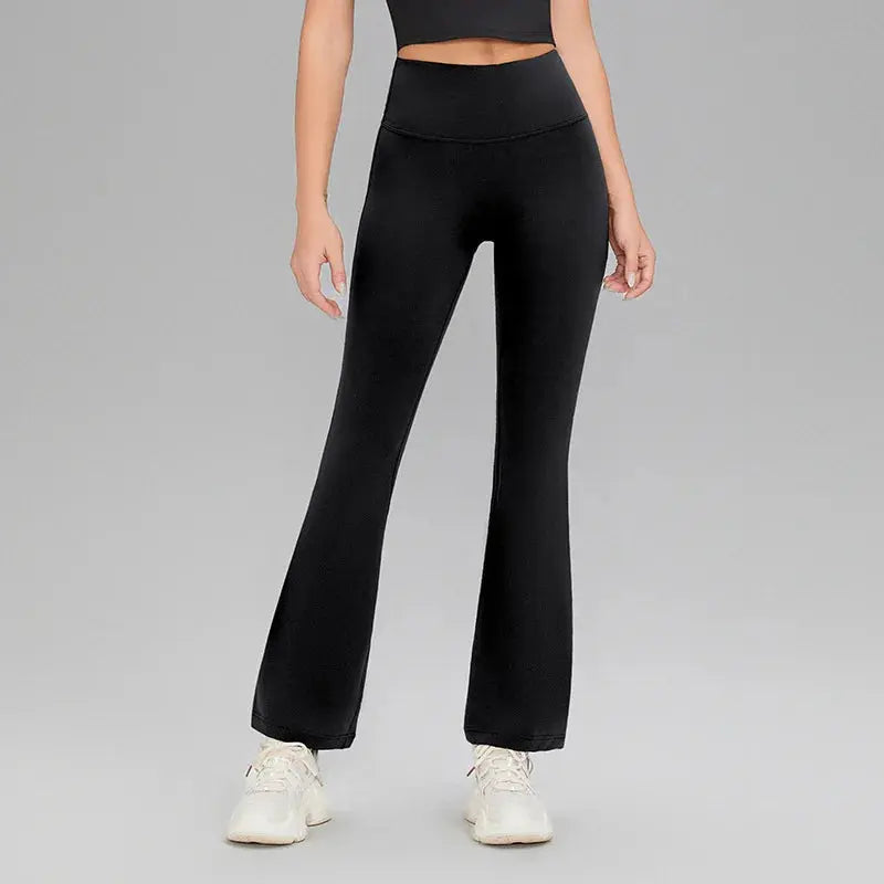 Legging Yoga Femme Taille Haute Évasé - Effet Galbant et Contrôle Abdominal