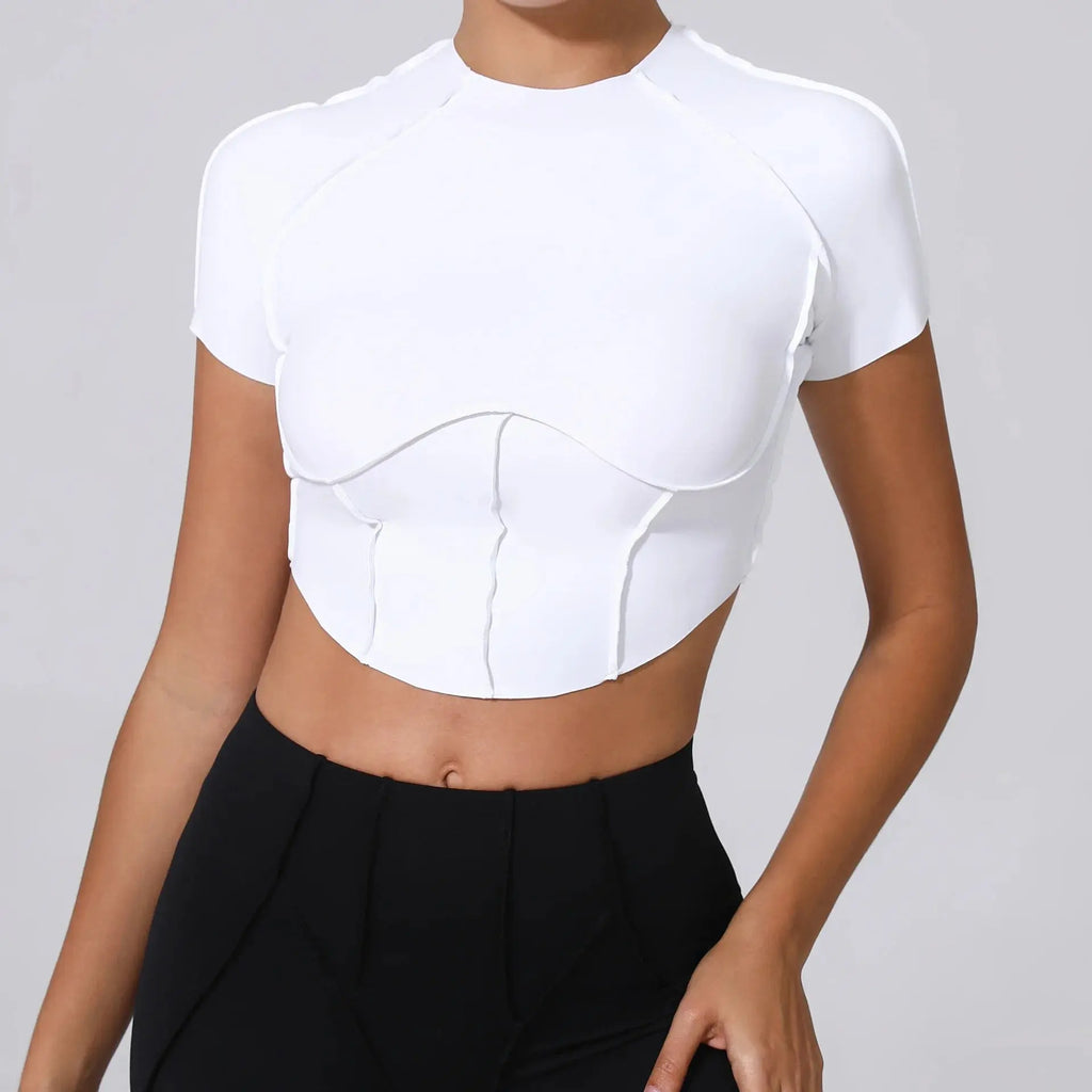 Top Yoga Femme Sans Manches Col Halter Respirant Séchage Rapide - 0673