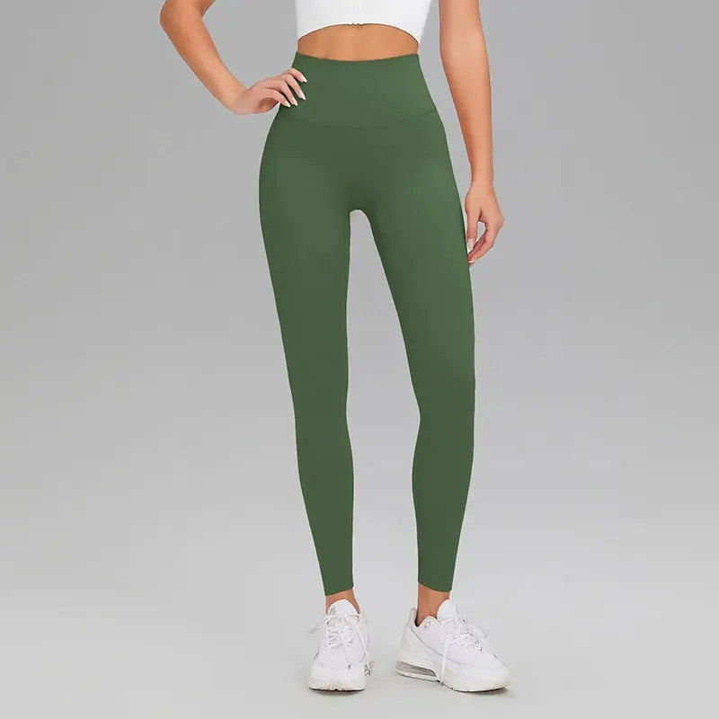 Legging Yoga Femme Taille Haute Contrôle Abdominal - Doux et Extensible