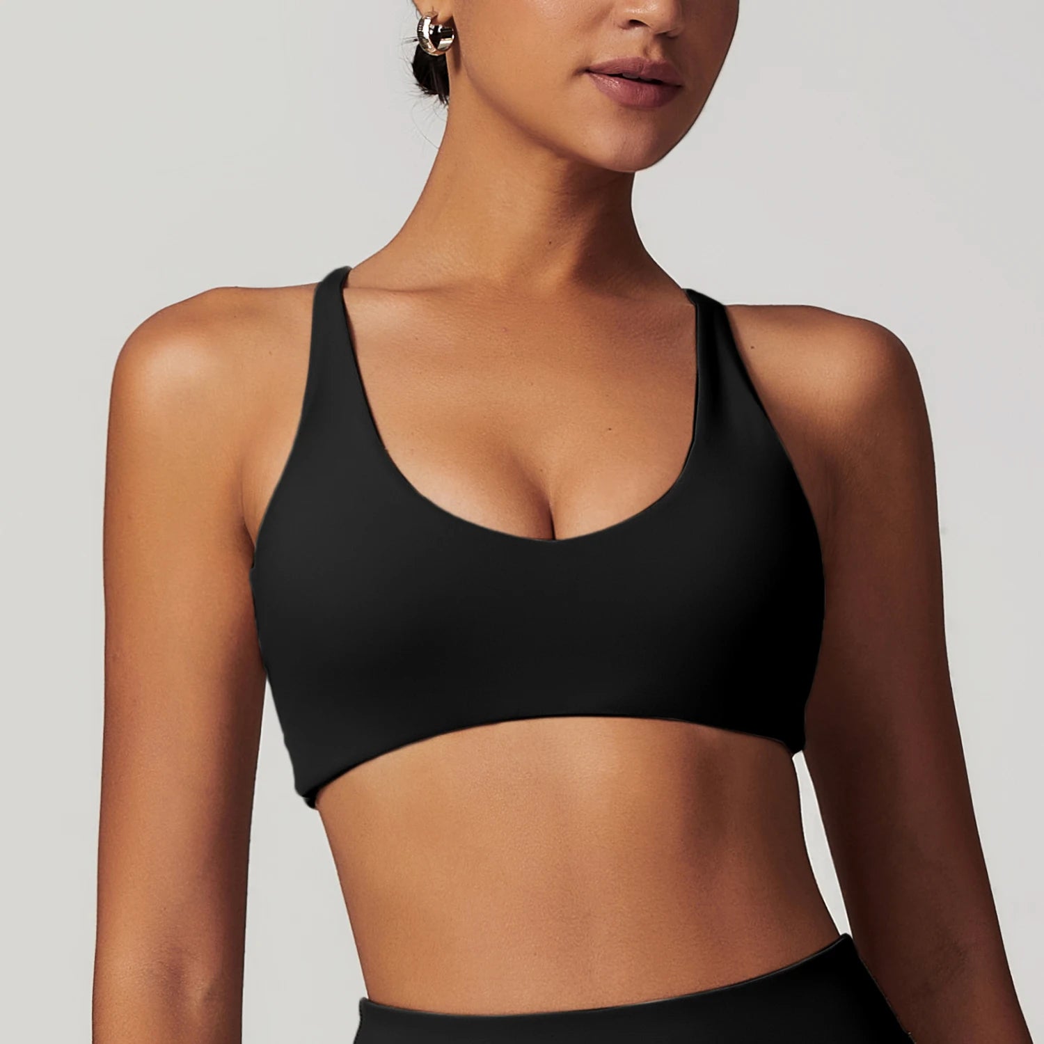 Soutien-Gorge Yoga Femme Dos Nu Bretelles Ajustables - WX5300