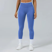 Ensemble Yoga Femme 2 Pièces Sans Couture - Legging Taille Haute et Soutien-Gorge pour Fitness