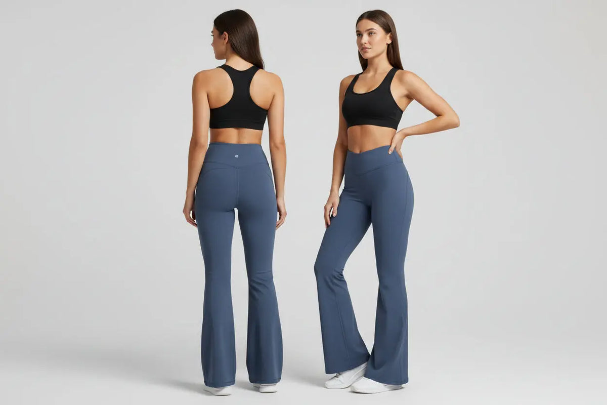 Legging Yoga Femme Jambe Large Taille Haute Contrôle Ventre - YK1339-RX