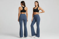 Legging Yoga Femme Jambe Large Taille Haute Contrôle Ventre - YK1339-RX