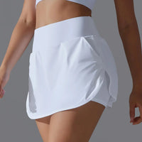 Jupe de Tennis Femme Taille Haute - Short Intégré et Poche Arrière