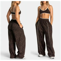 Ensemble de Sport Imprimé Léopard pour Femme