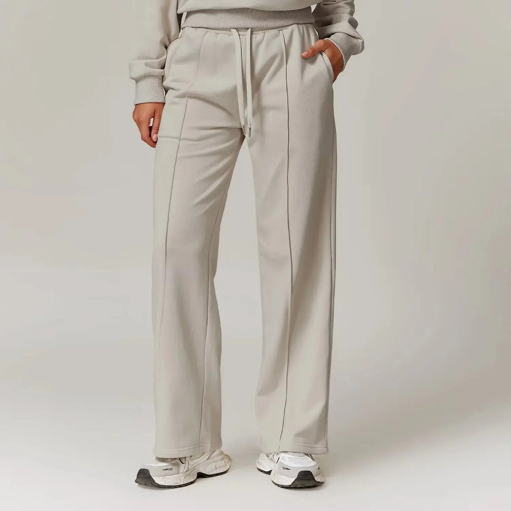Ensemble Sport Femme 4 Pièces - Débardeur, Sweat à Capuche, Haut à Manches Longues et Pantalon Jogger - Joyyoung