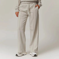 Ensemble Sport Femme 4 Pièces - Débardeur, Sweat à Capuche, Haut à Manches Longues et Pantalon Jogger - Joyyoung