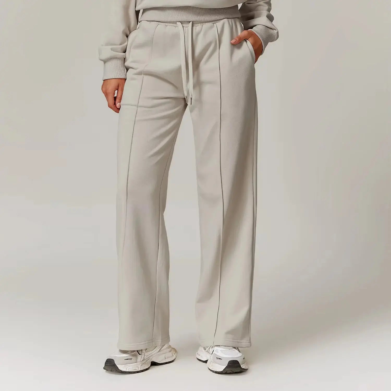 Ensemble Sport Femme 4 Pièces - Débardeur, Sweat à Capuche, Haut à Manches Longues et Pantalon Jogger - Joyyoung
