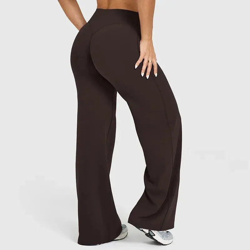 Legging Yoga Femme Jambe Large Taille Haute Contrôle Ventre - YK1339-RX