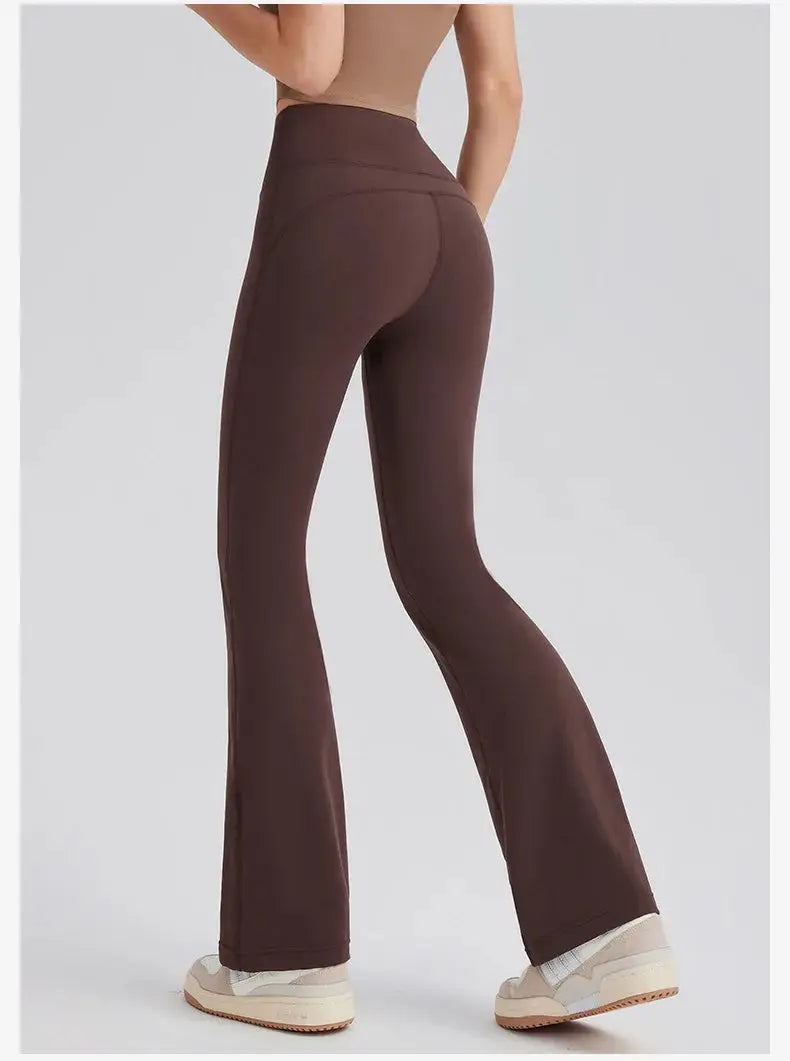 Legging Yoga Femme Taille Haute Évasé - Effet Galbant et Contrôle Abdominal