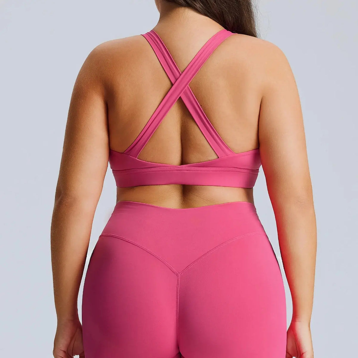 Ensemble Fitness Femme Grande Taille 3 Pièces - Soutien-Gorge, Legging et Veste