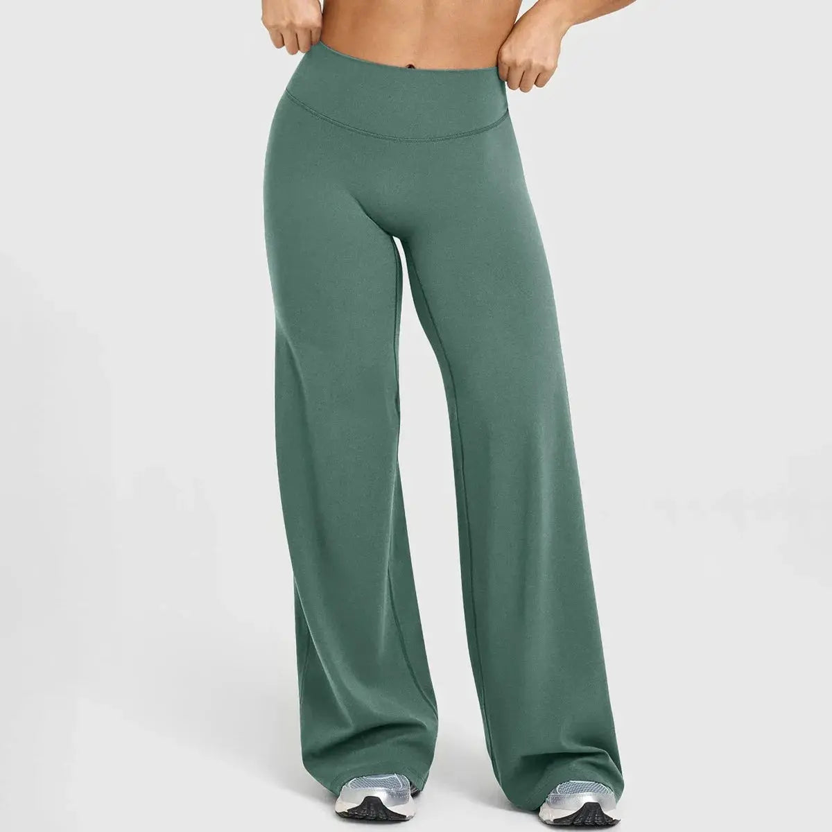 Legging Yoga Femme Jambe Large Taille Haute Contrôle Ventre - YJF1909-CK