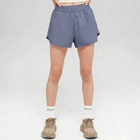 Short de Yoga Femme Taille Haute Anti-Froissement Respirant Séchage Rapide - BM-SR821